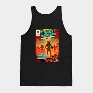 Vintage Sci Fi Martian Comic Tank Top